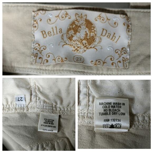 Bella Dahl Corduroy Pants - Size 27 - GUC - Picture 4 of 7
